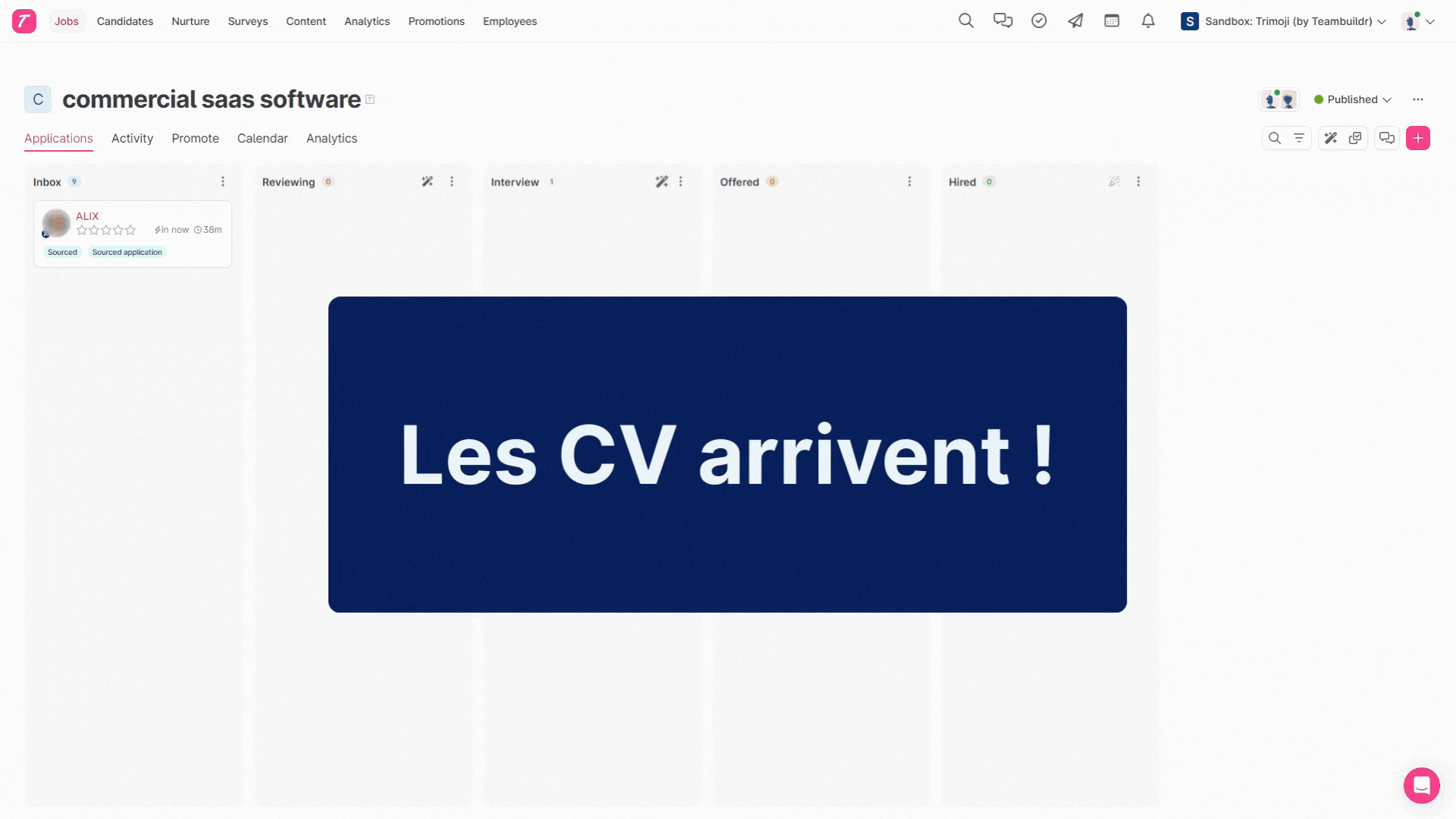 Teamtailor Integration Screenshot